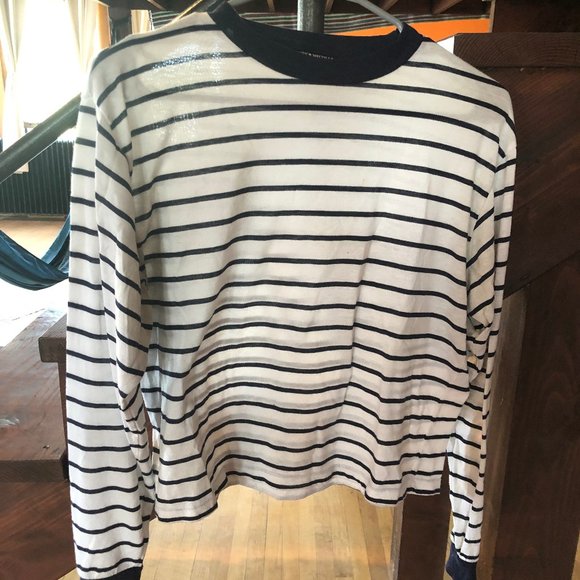 Brandy Melville Striped Tee - Picture 1 of 3